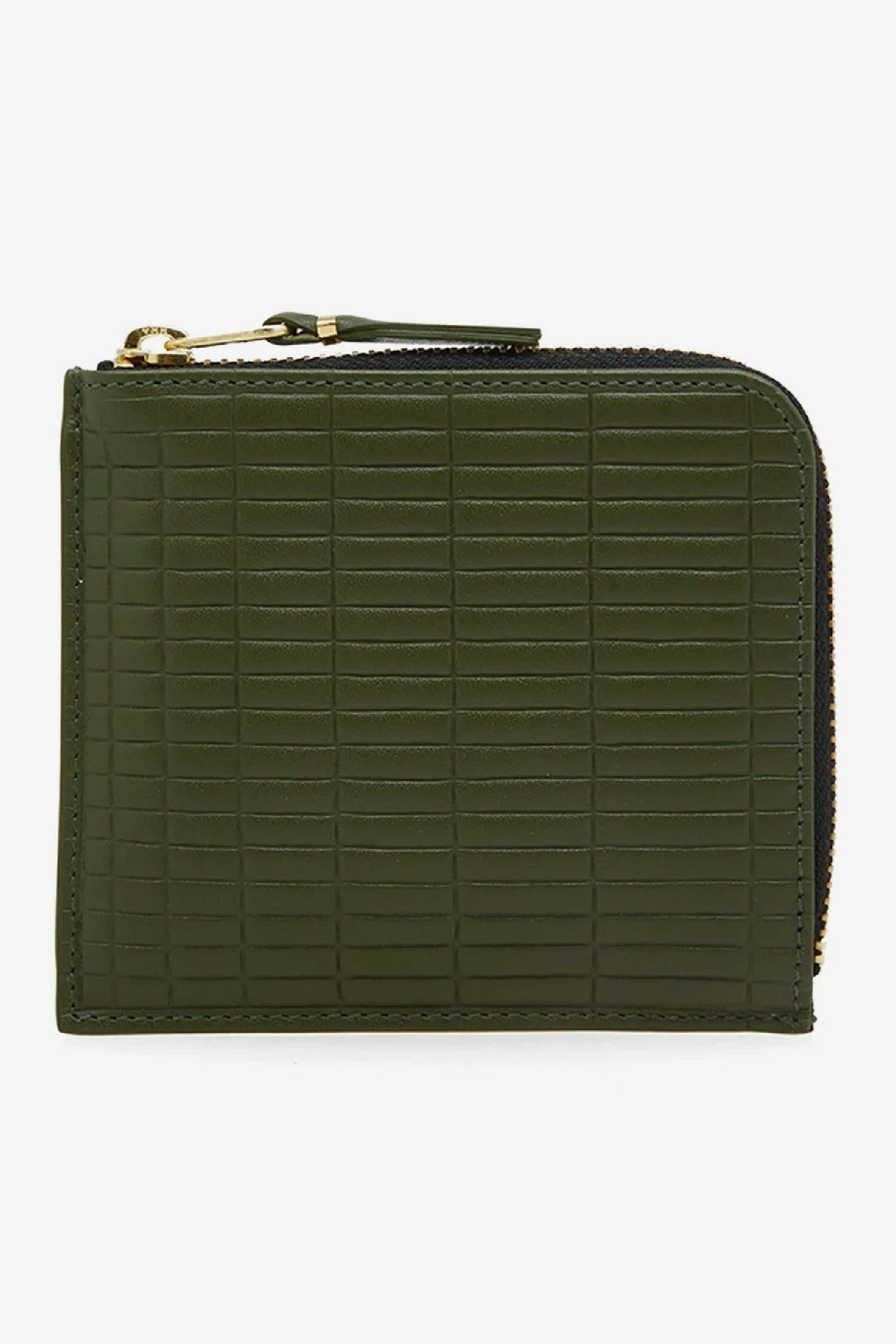 Selectshop FRAME - COMME DES GARCONS WALLETS Brick Line Wallet (SA3100BK) Accessories Dubai