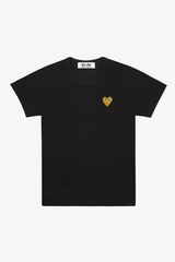 Selectshop FRAME - COMME DES GARCONS PLAY Gold Heart Men's T-Shirt T-Shirts Dubai