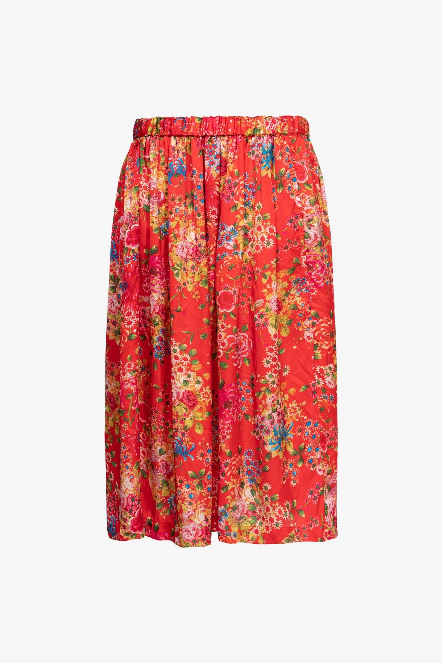 Selectshop FRAME - COMME DES GARÇONS COMME DES GARÇONS Floral Silk Skirt Bottoms Dubai