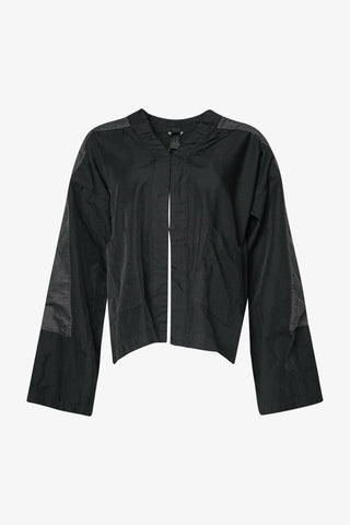 Shell-Panelled Oversized Jacket