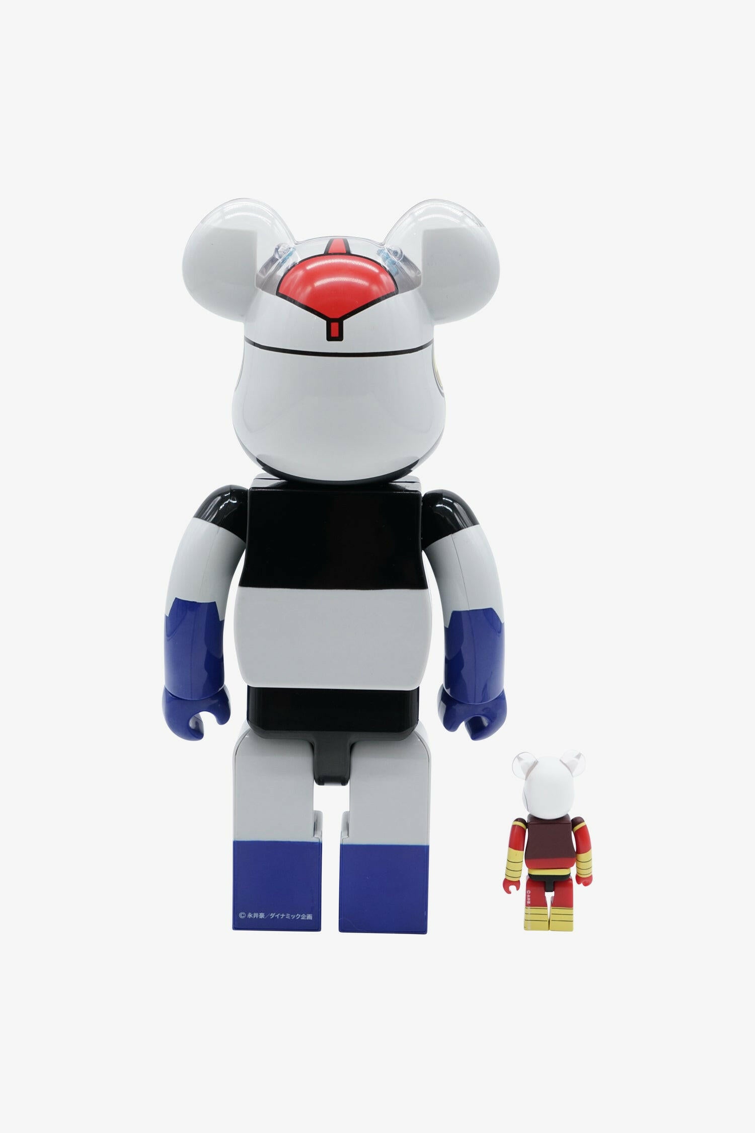 Selectshop FRAME - MEDICOM TOY 마징가 Z & 카부토 코우지 Be@rbrick 400% + 100% 수집품 두바이