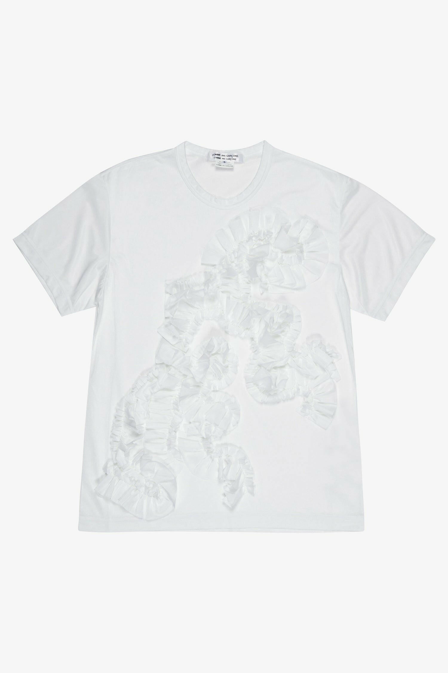 Selectshop FRAME - COMME DES GARÇONS COMME DES GARÇONS Ruffled Sheer T-Shirt T-Shirts Dubai