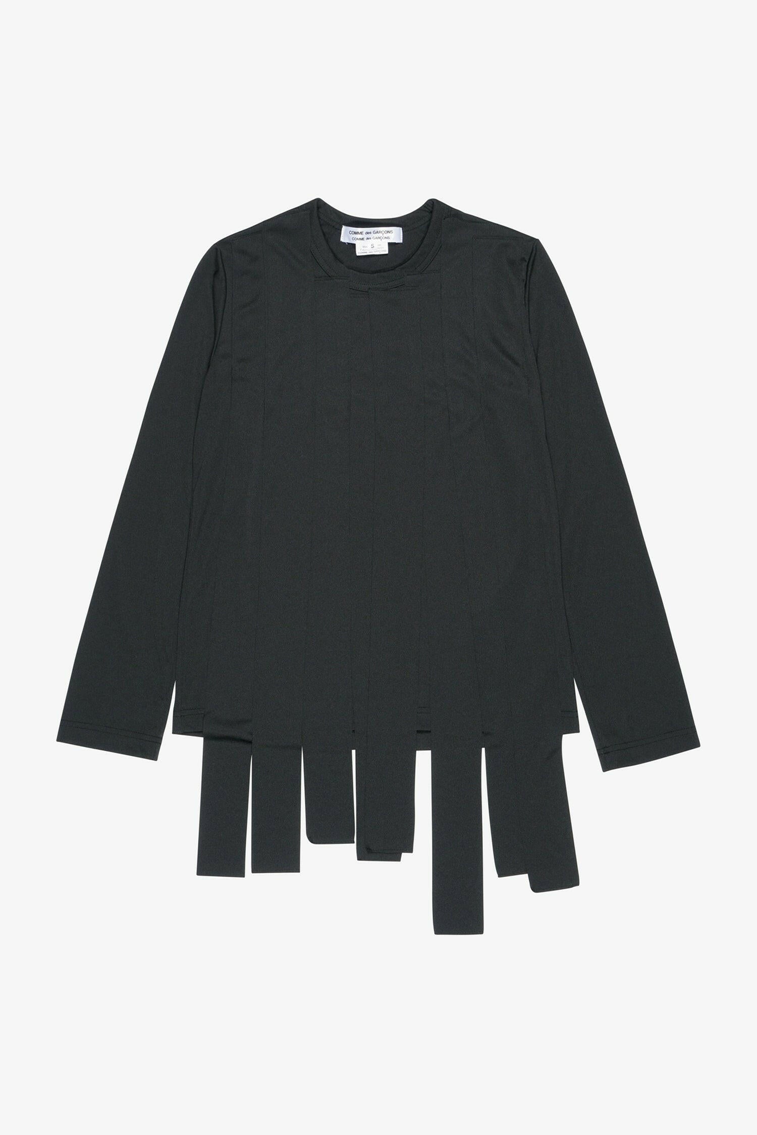 Selectshop FRAME - COMME DES GARÇONS COMME DES GARÇONS Fringed Long-Line Longsleeve T-Shirts Dubai