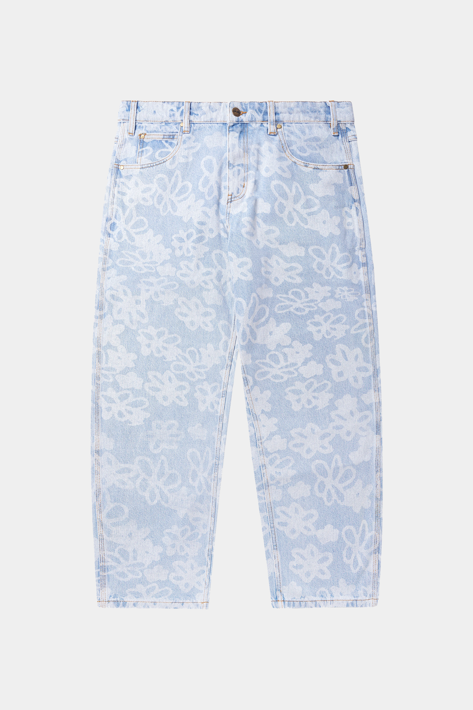 Selectshop FRAME - BUTTER GOODS Flowers Denim Pants Bottoms Concept Store Dubai