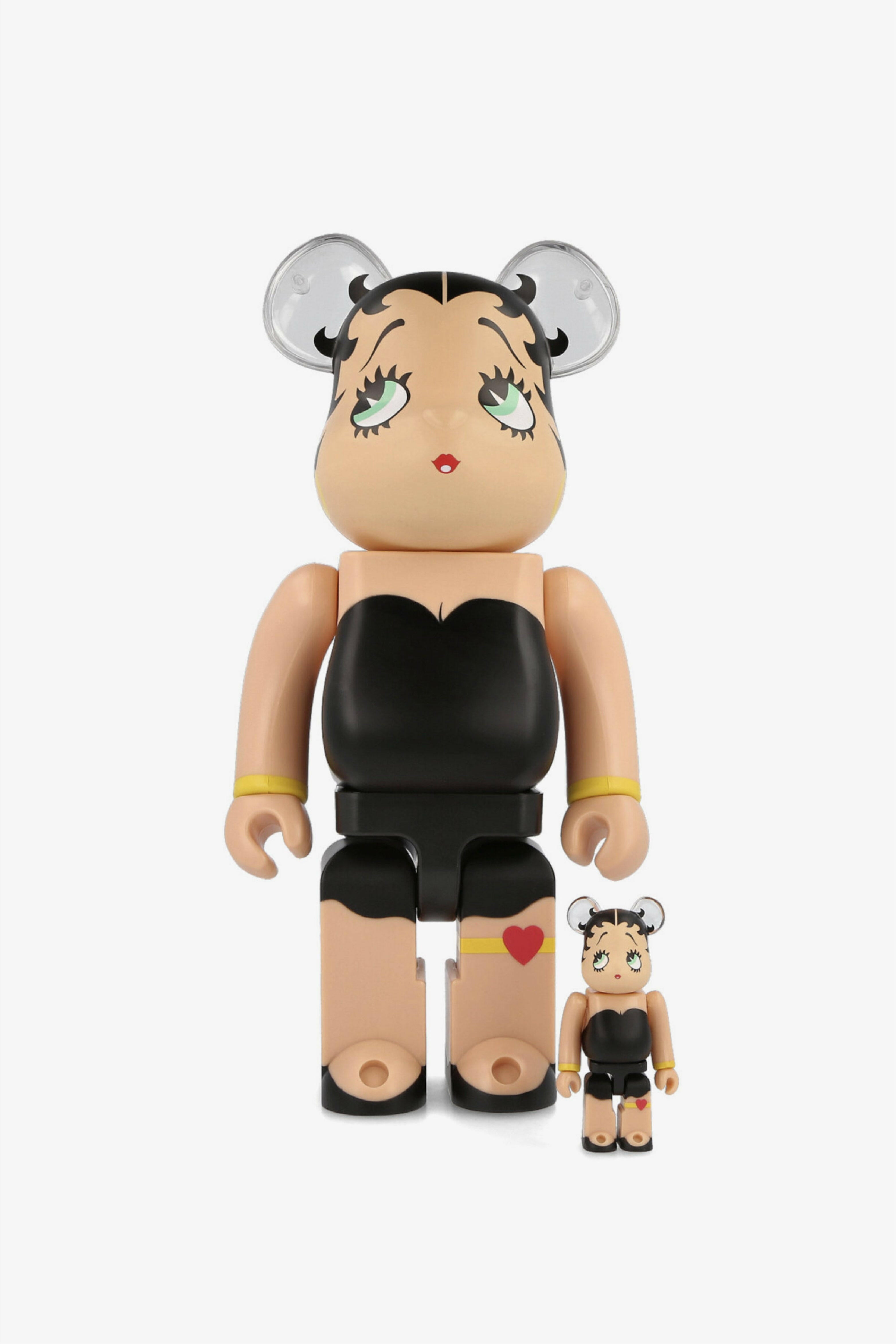 Selectshop FRAME - MEDICOM TOY Betty Boop Black Ver. Be@rbrick 100% & 400% Set Collectibles Dubai