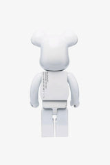 Selectshop FRAME - MEDICOM TOY 1st 모델 화이트 크롬 Be@rbrick 1000% 수집품 두바이