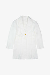 Selectshop FRAME - COMME DES GARÇONS HOMME PLUS Stitch-Detail Long Blazer Outerwear Dubai