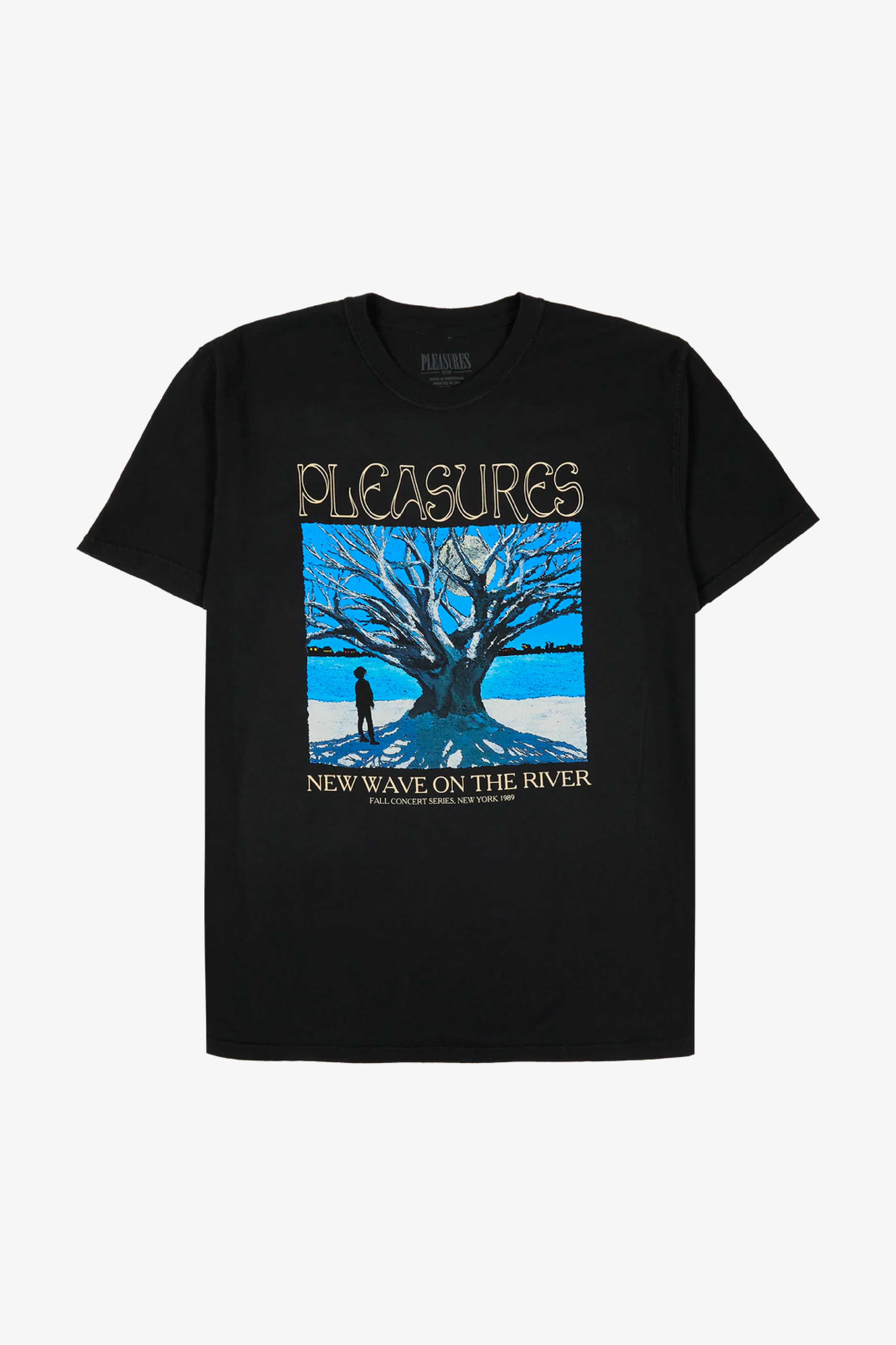 Selectshop FRAME - PLEASURES River Pigment Dye Tee T-Shirts Dubai