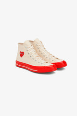 Selectshop FRAME - COMME DES GARCONS PLAY Converse Red Sole Chuck 70 High Top Footwear Dubai