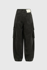 Selectshop FRAME - FENG CHEN WANG Double Waistband Denim Cargo Pant Bottoms Concept Store Dubai