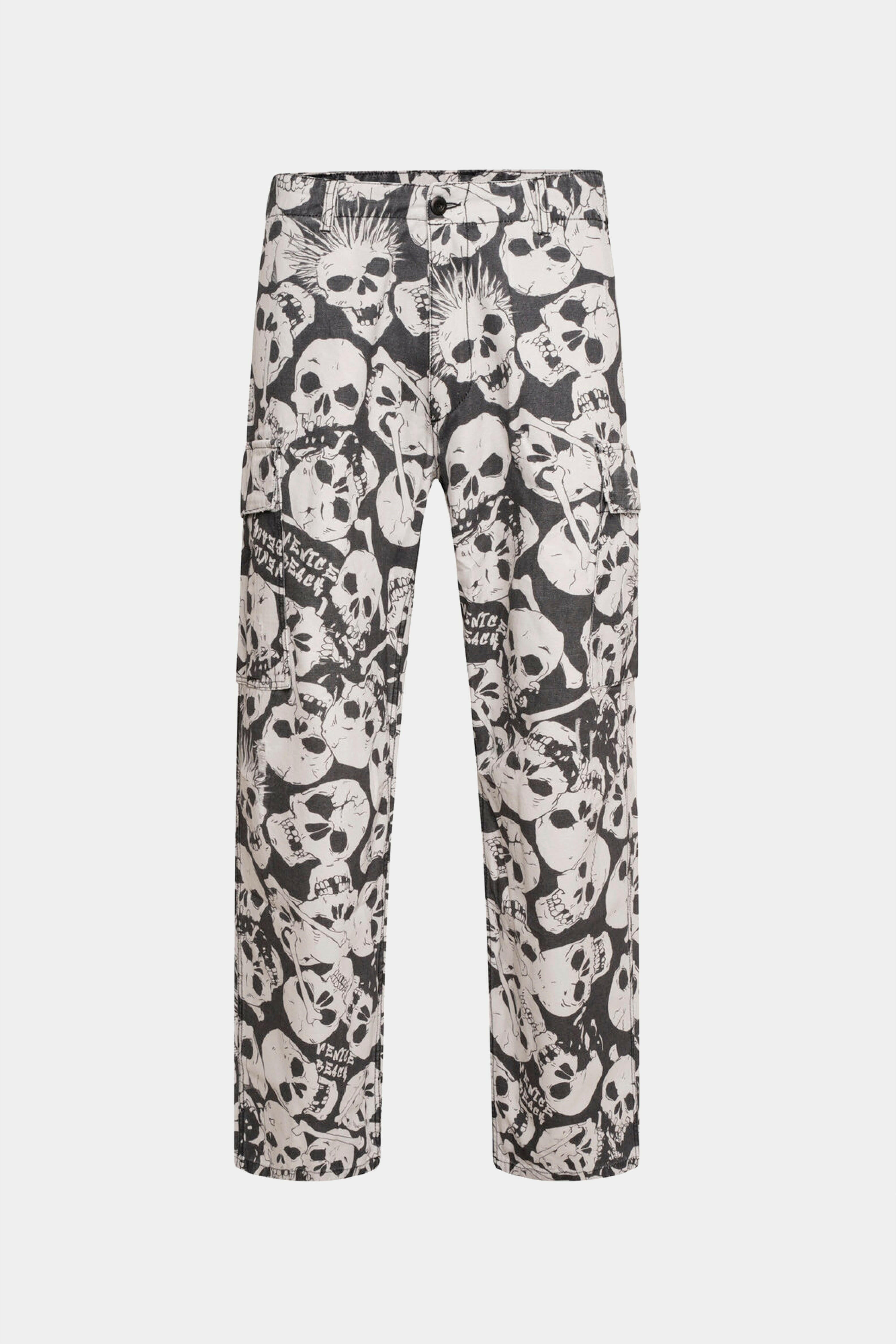 Selectshop FRAME - ERL Skull Printed Cargo Pants Bottoms Concept Store Dubai