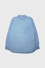 Selectshop FRAME - NANAMICA Regular Collar Chambray Shirt Shirts Concept Store Dubai