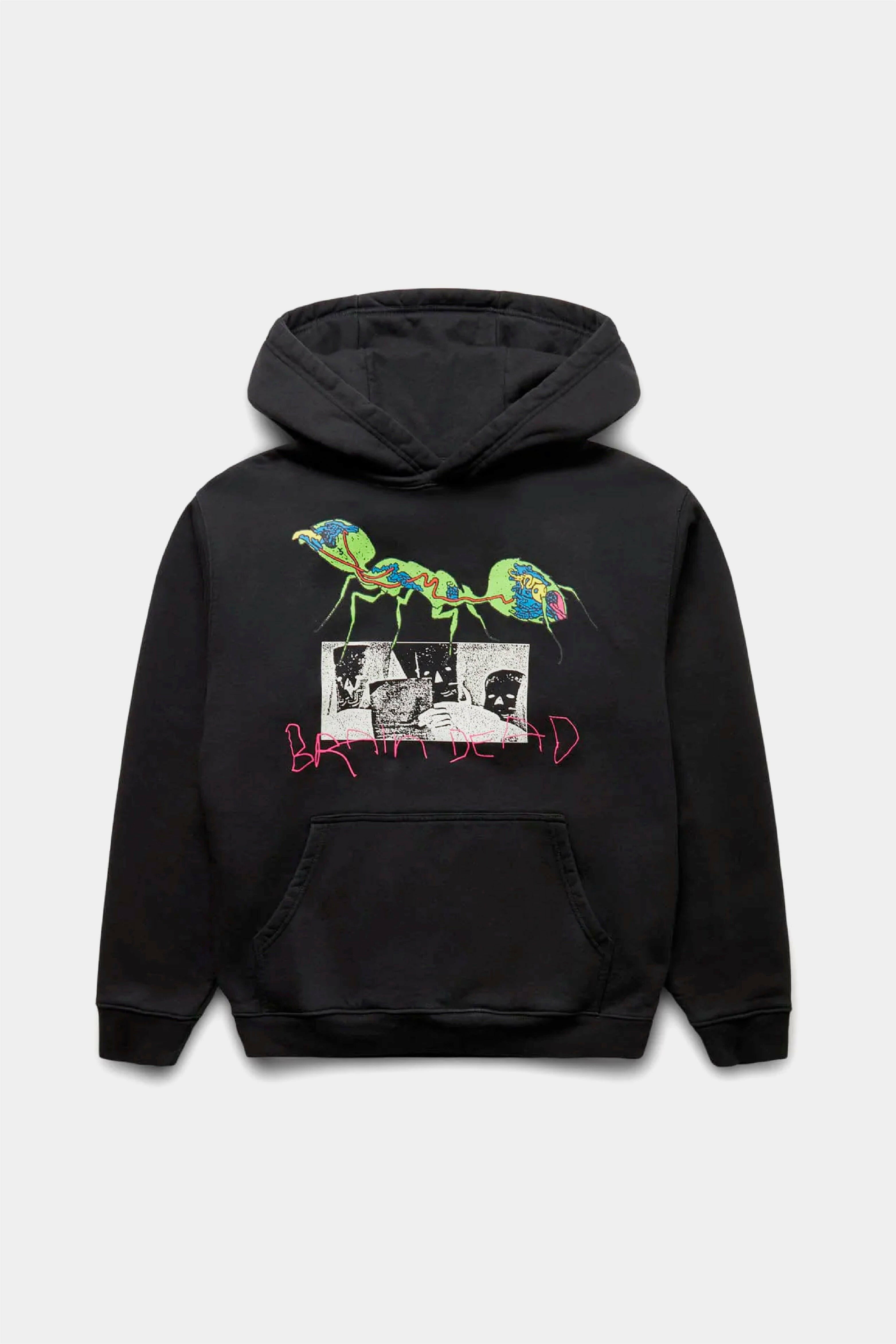 Selectshop FRAME - BRAIN DEAD Ant War Hooded Sweatshirt Sweats-knits Dubai