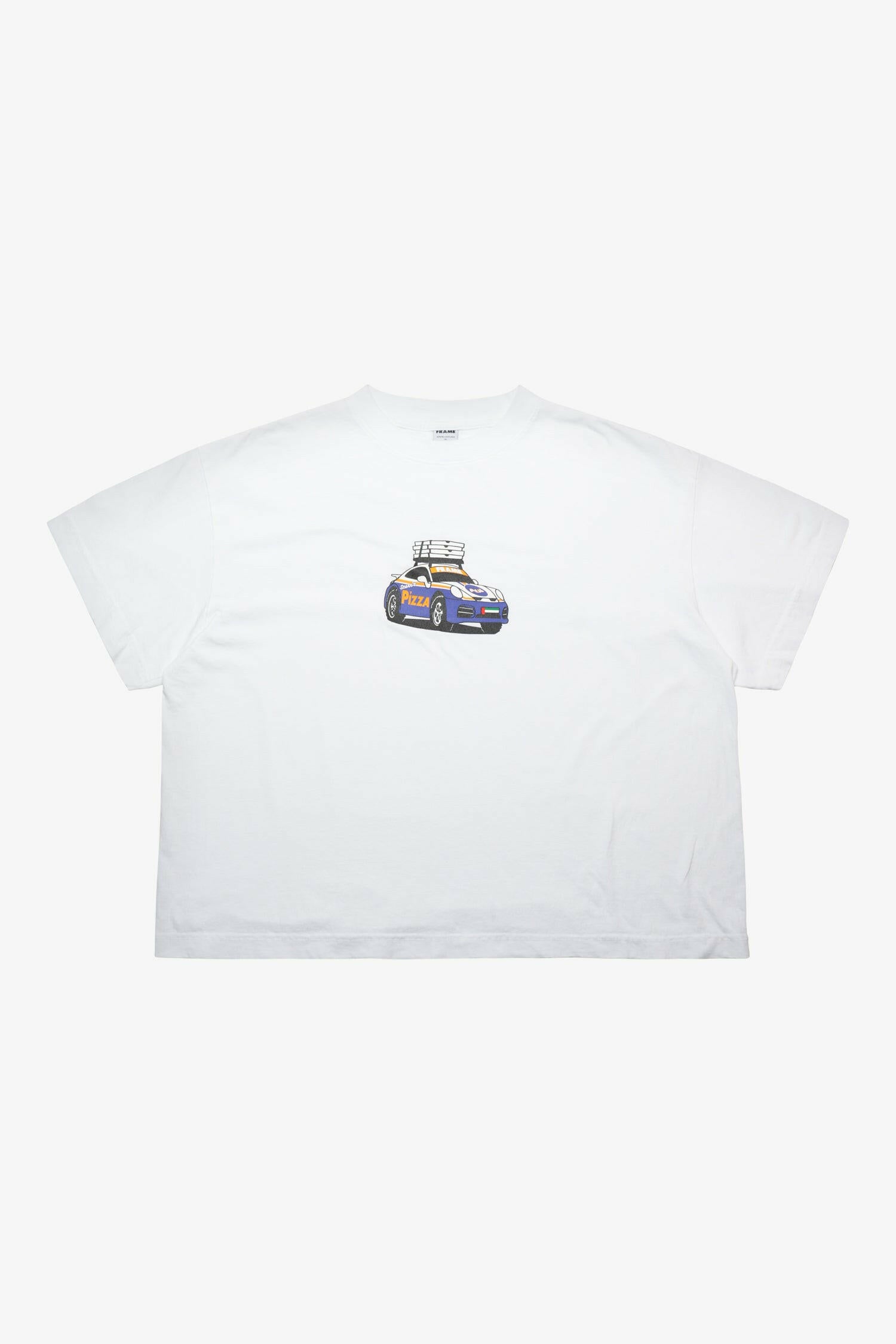 Scarr's x Frame Logo Tee. (WHITE)- Selectshop FRAME