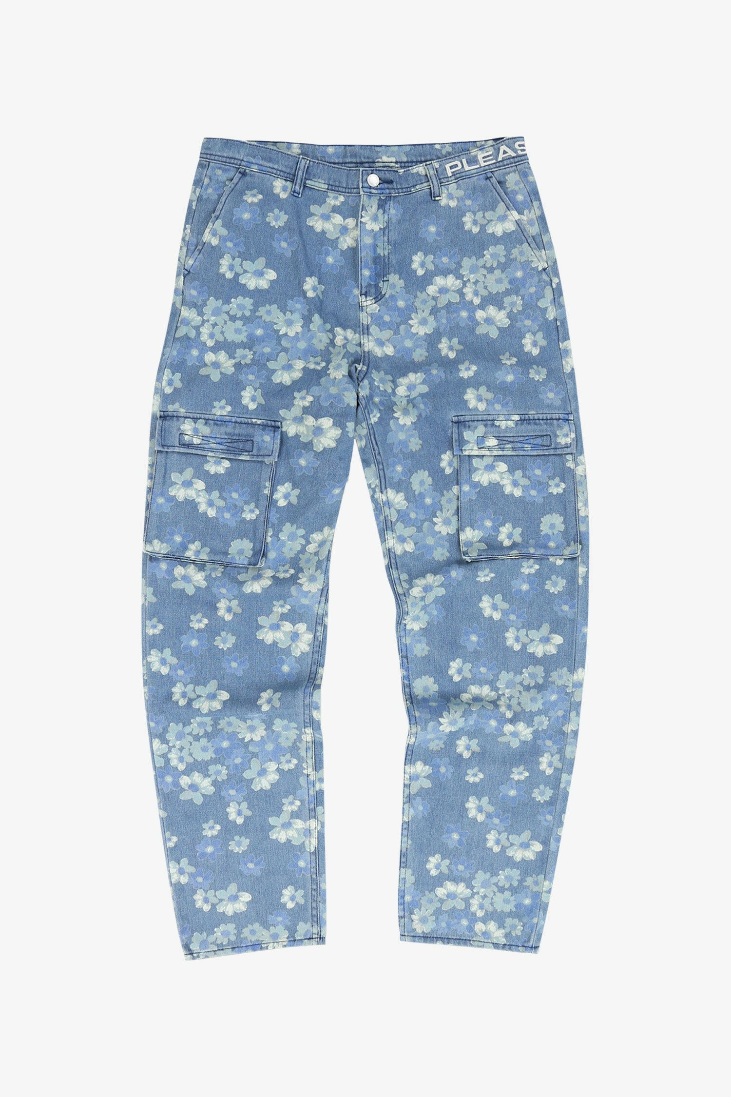 Garden Denim Cargo Pants-FRAME