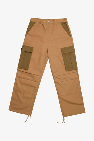 Pleated Rip Stop Cargo Pant