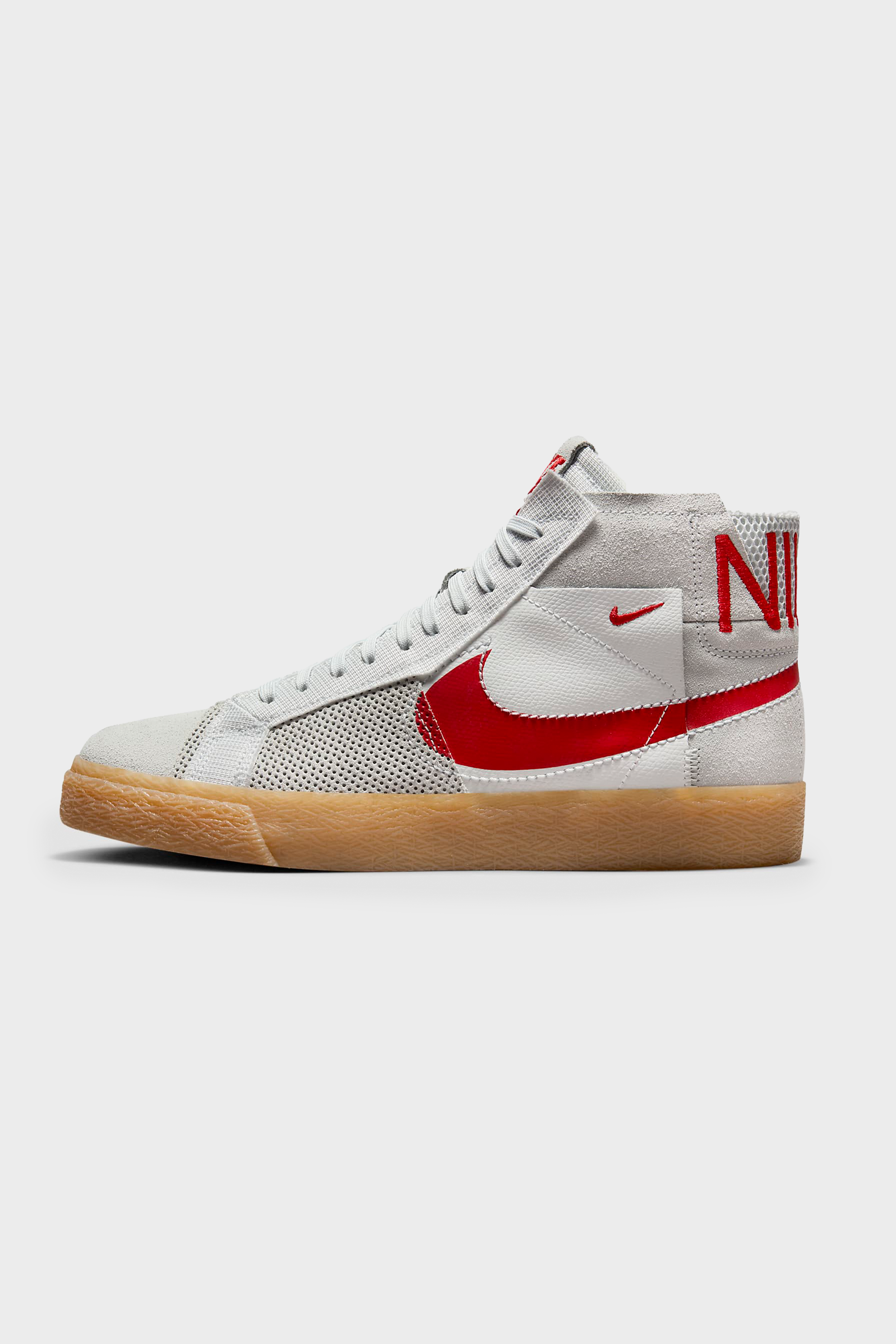 SB Blazer Mid "Grey/Red/Gum"-FRAME