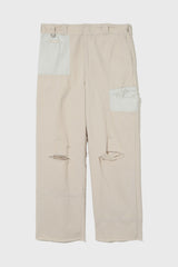 Patchwork Work Pants-FRAME