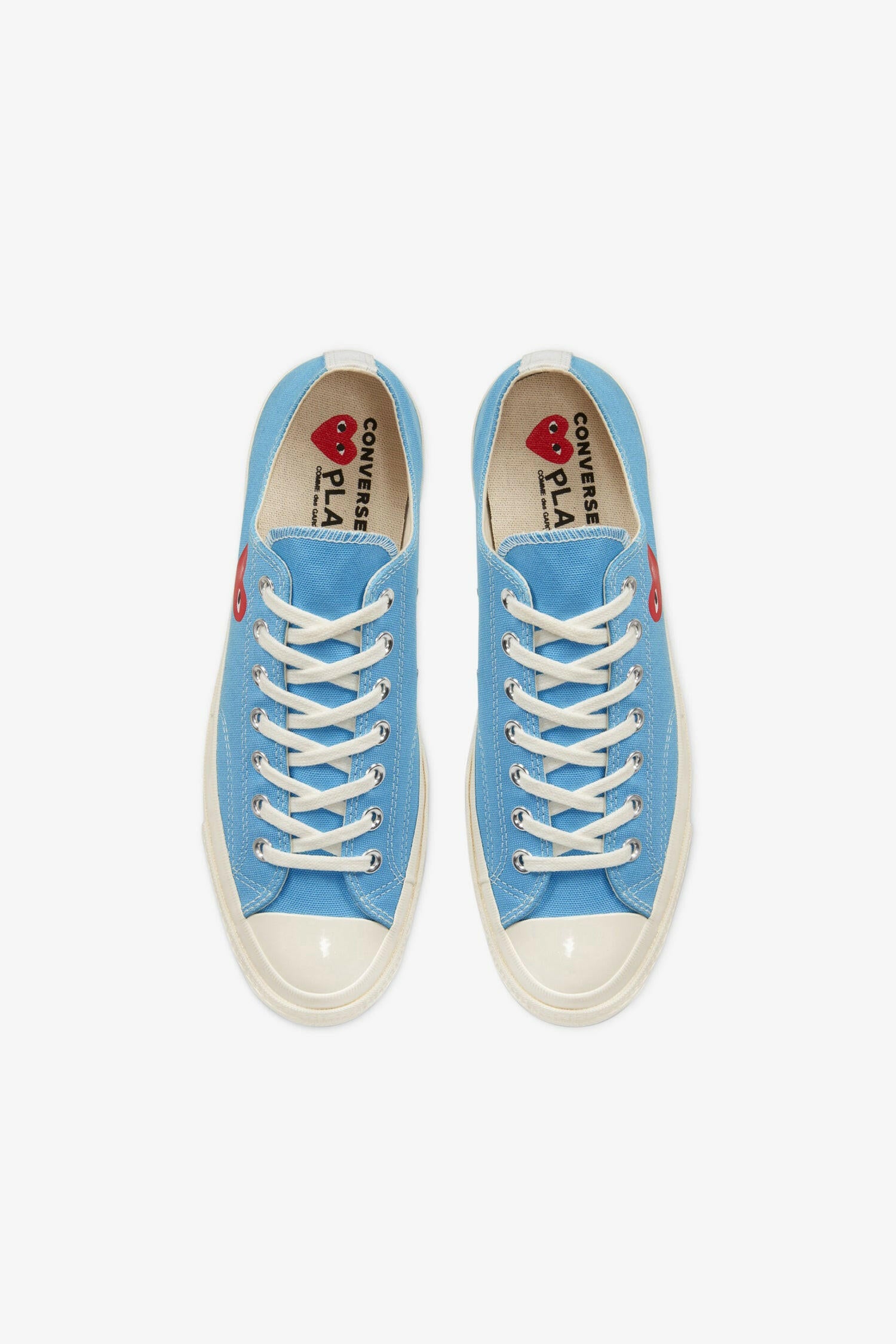 Selectshop FRAME - COMME DES GARCONS PLAY(MOE) Play Comme des Garçons x Converse Chuck '70 Low (Bright Blue)(MOE) Footwear Dubai