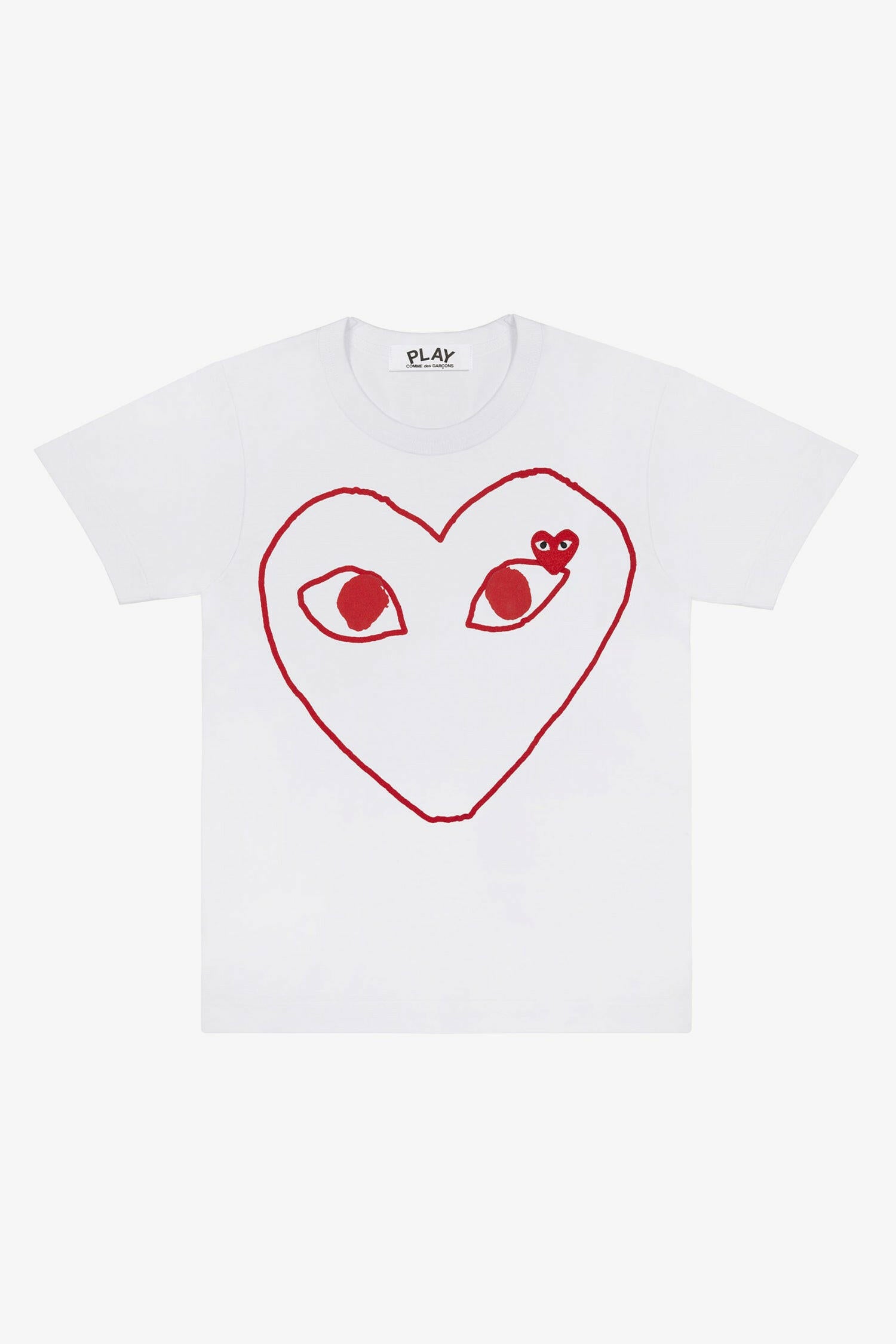 Selectshop FRAME -COMME DES GARCONS PLAY Empty Big Red Heart T-Shirt T-Shirt Dubai