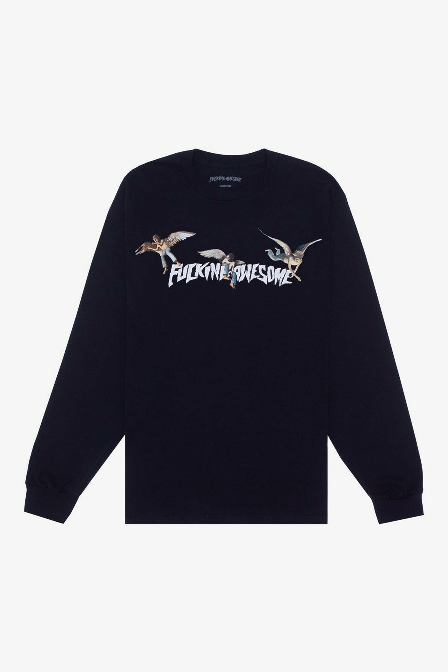 Selectshop FRAME - FUCKING AWESOME Angel Stamp Longsleeves T-Shirts Dubai
