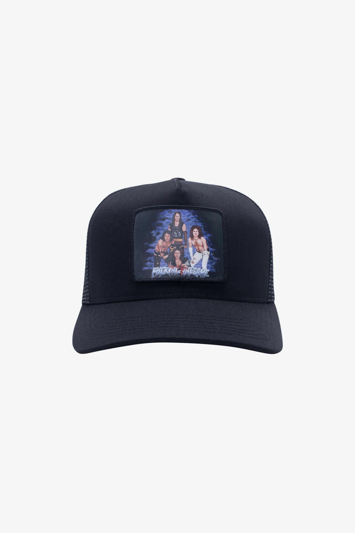 Selectshop FRAME -FUCKING AWESOME Heavy Metal Mesh Snapback All-Accessories Dubai