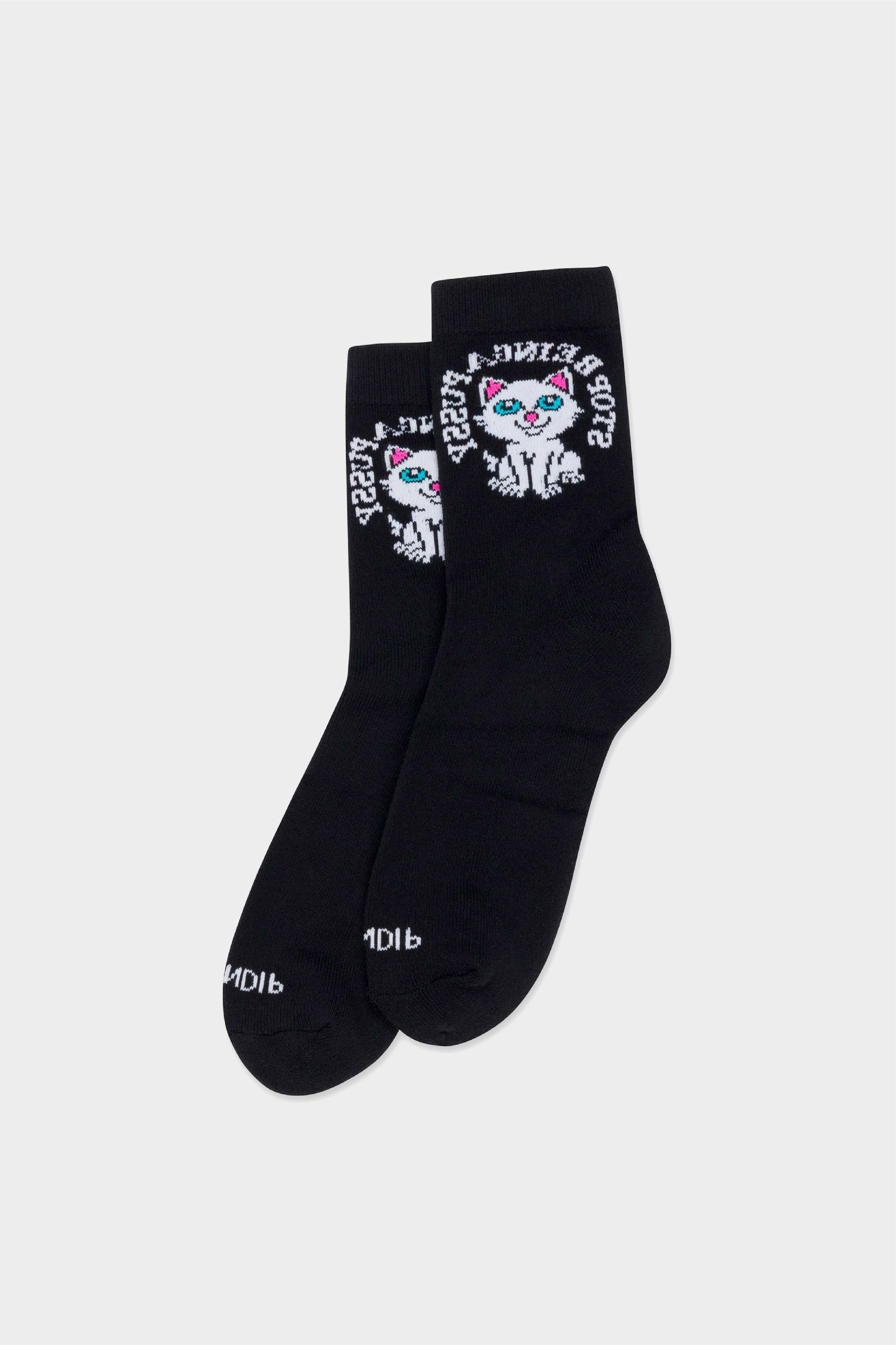 Selectshop FRAME - RIPNDIP Stop Being A Pussy Mid Socks All-Accessories Concept Store Dubai