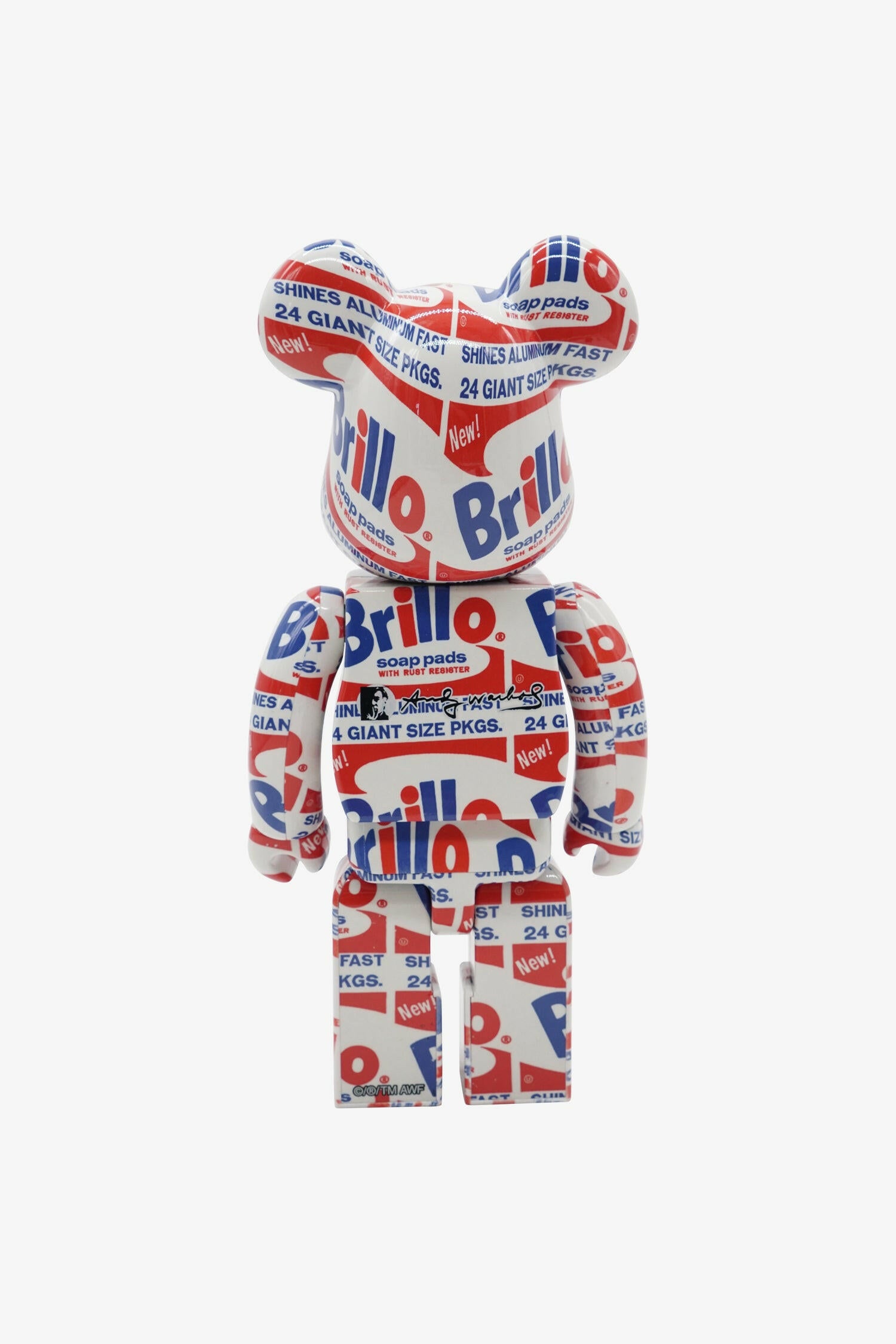 Selectshop FRAME - MEDICOM TOY Andy Warhol "Brillo" Be@rbrick 1000% Collectibles Dubai