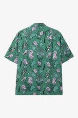 Selectshop FRAME - BRAIN DEAD Caricatures Short Sleeve Hawaiian Shirt Shirt Dubai