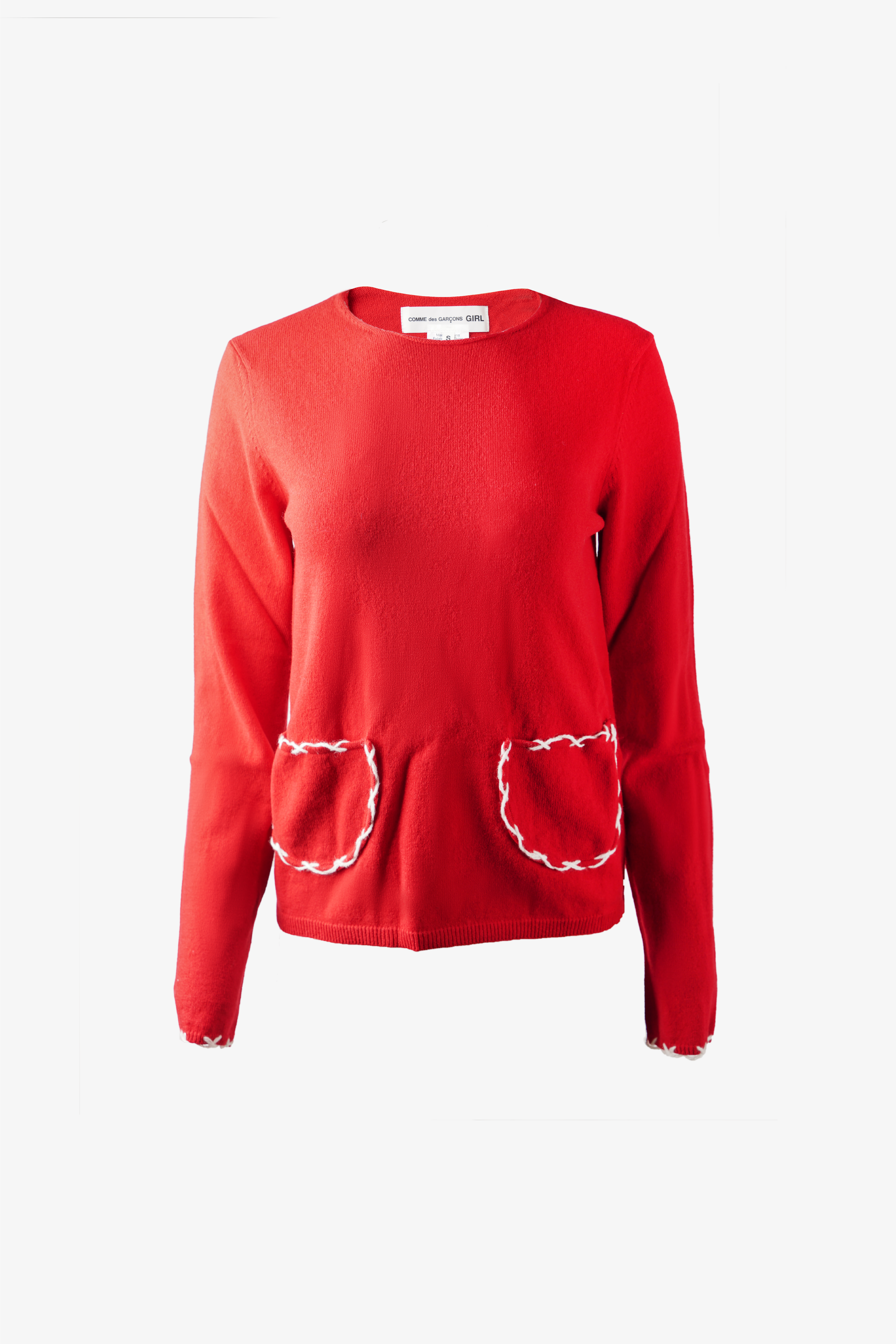 Selectshop FRAME - COMME DES GARÇONS GIRL Wool Sweater Sweats-knits Dubai