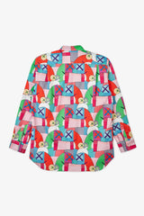 Selectshop FRAME - COMME DES GARCONS SHIRT KAWS Classic Shirt (Print H) Shirts Dubai