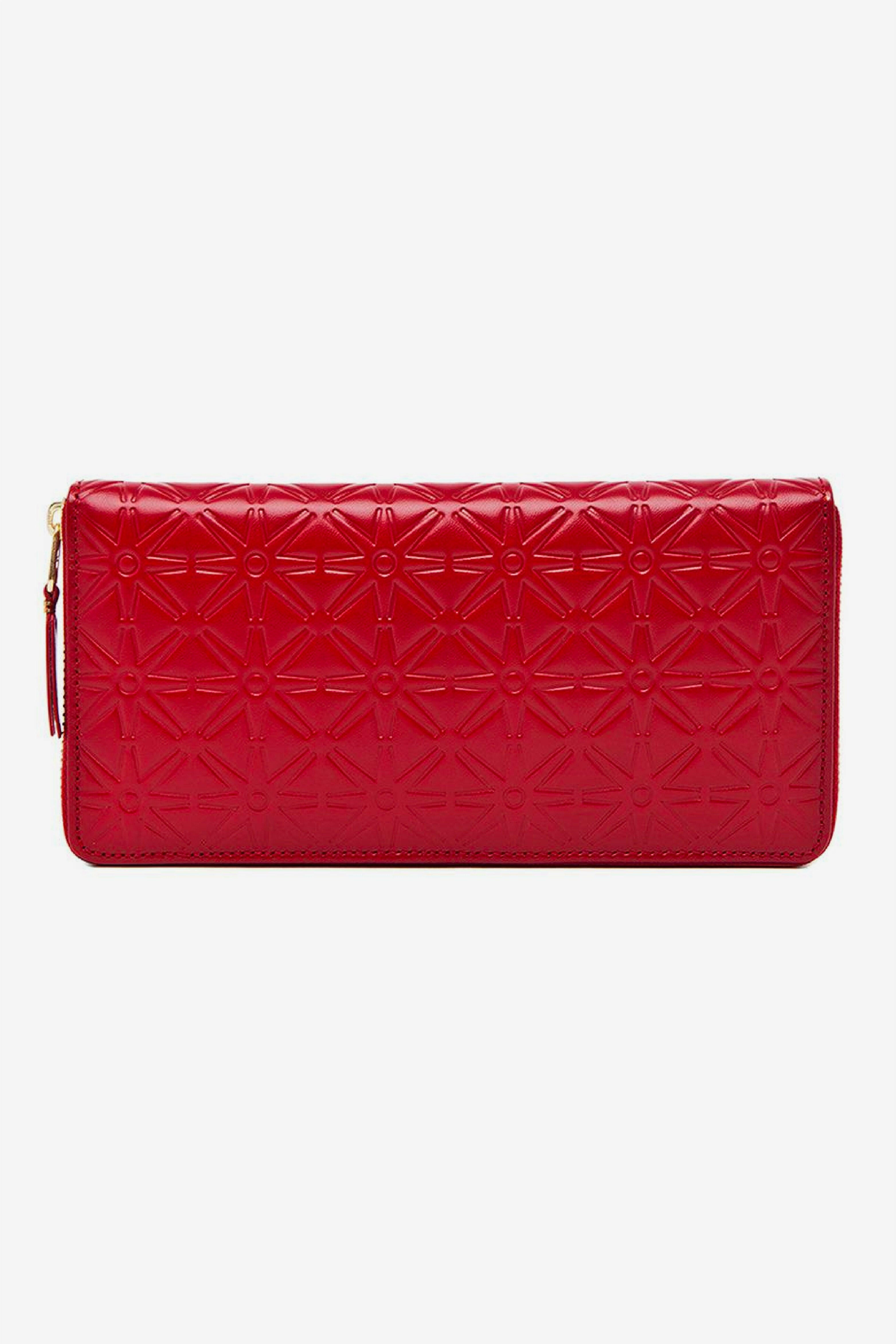 Selectshop FRAME - COMME DES GARCONS WALLETS Embossed Line Wallet (SA011E) Accessories Dubai