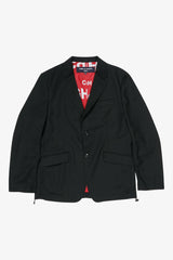 Selectshop FRAME - COMME DES GARÇONS HOMME Wool Mohair Toro Mesh Coach Blazer Outerwear Dubai