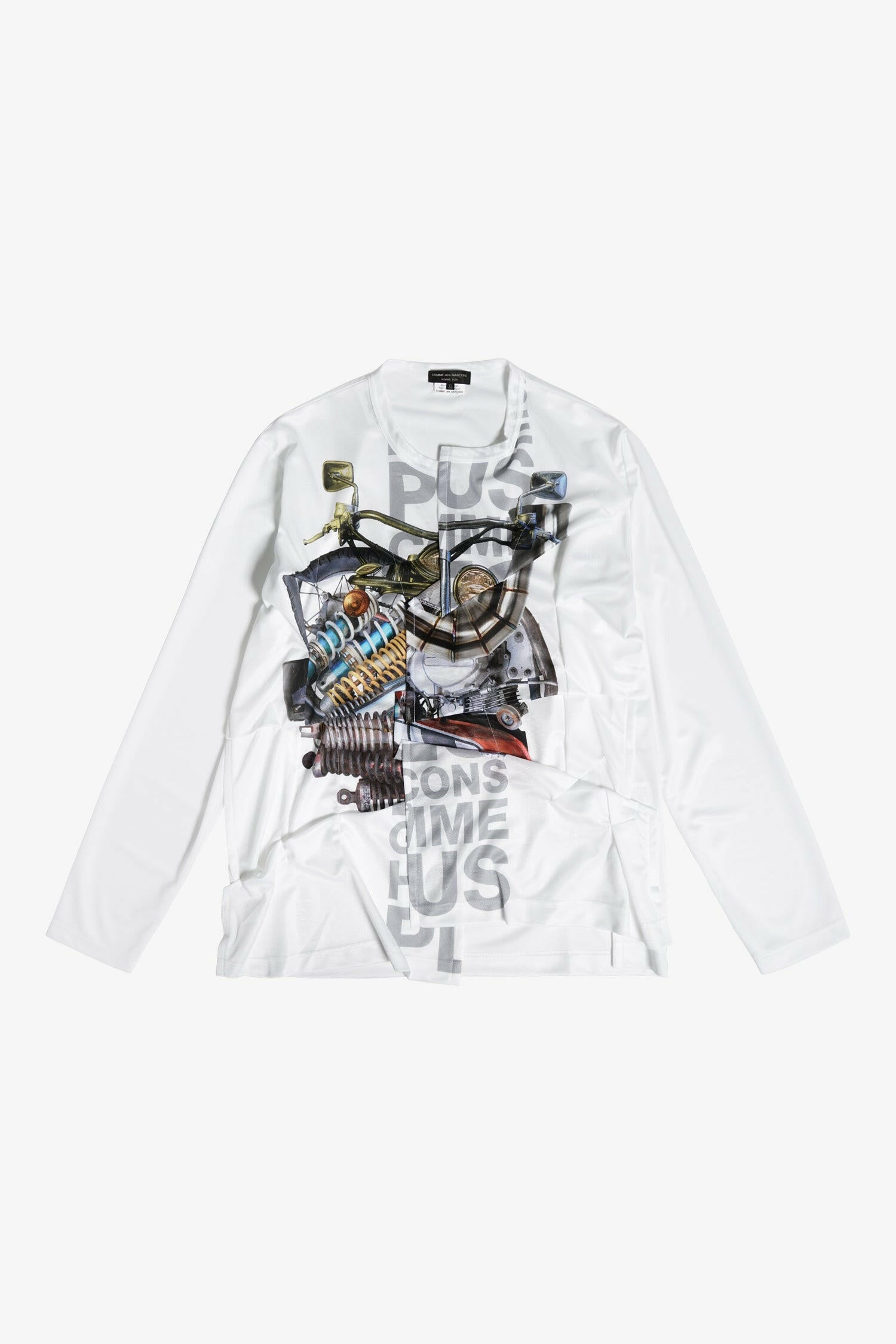 Selectshop FRAME - COMME DES GARÇONS HOMME PLUS Deconstructed Mesh Long-Sleeve T-Shirt T-shirt Dubai