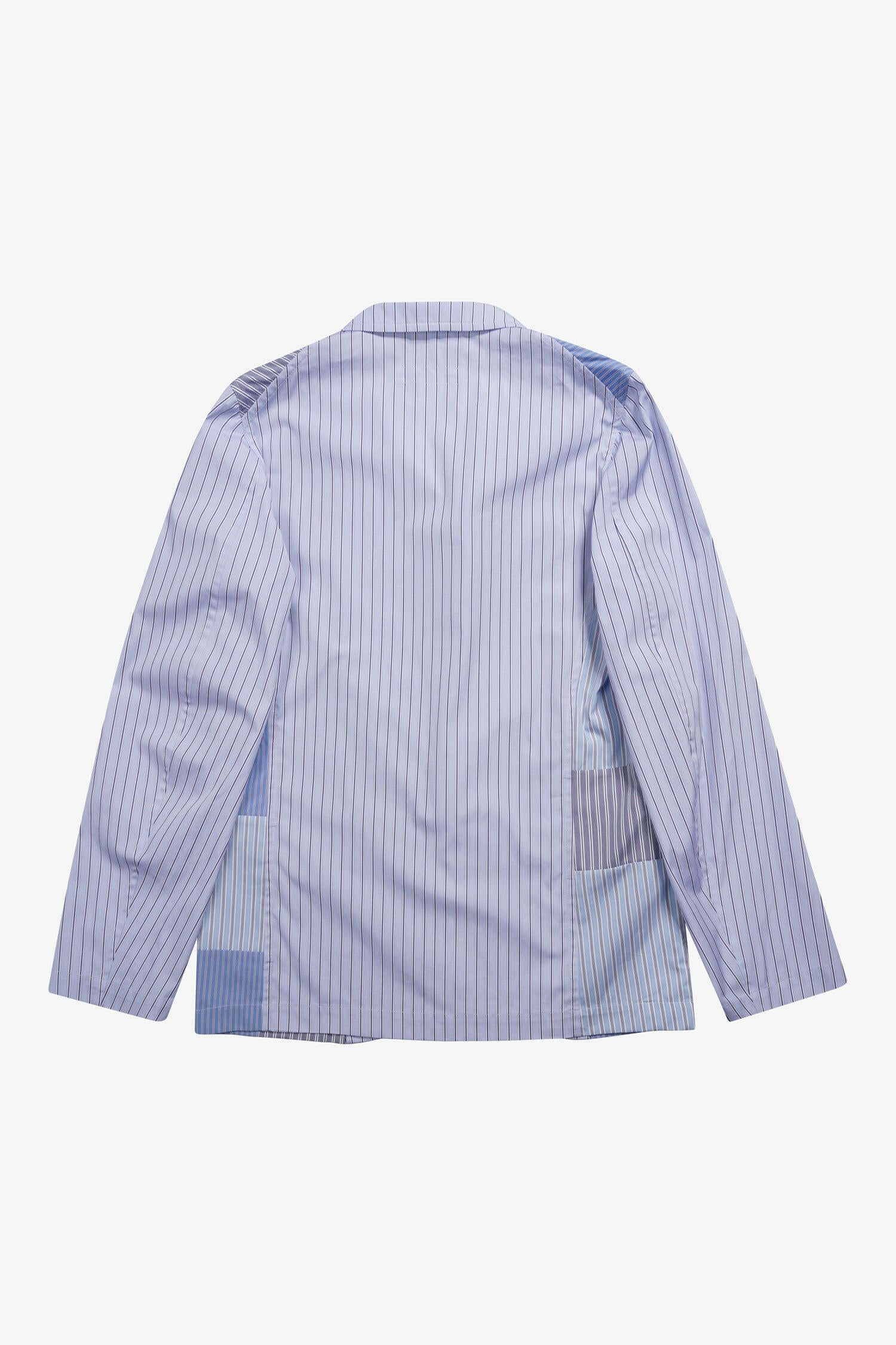 Selectshop FRAME - COMME DES GARÇONS SHIRT Patchwork Pinstripe Blazer Outerwear Dubai