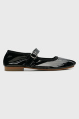 Selectshop FRAME - TAO Synthetic Leather Enamel Strap Shoes Footwear Dubai