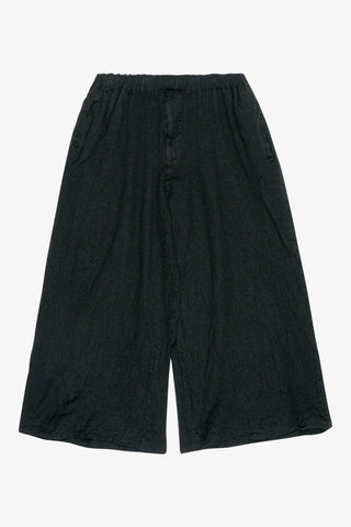 Wide Leg Drawstring Wool Trousers