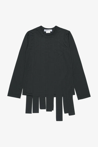 Fringed Long-Line Longsleeve