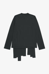 Selectshop FRAME - COMME DES GARÇONS COMME DES GARÇONS Fringed Long-Line Longsleeve T-Shirts Dubai