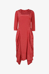 Selectshop FRAME - COMME DES GARÇONS COMME DES GARÇONS Polka Dot Satin Overlay Dress Dresses Dubai