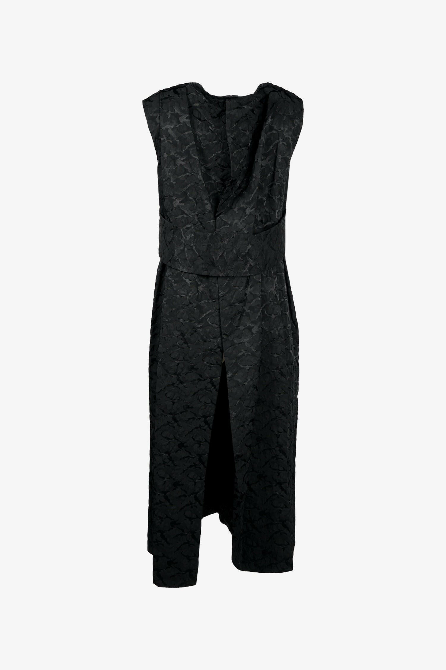 Selectshop FRAME - COMME DES GARÇONS COMME DES GARÇONS Textured Sash Dress Dresses Dubai