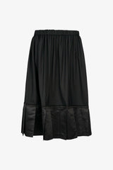 Selectshop FRAME - COMME DES GARÇONS BLACK Pleated Hem Drawstring Wool Skirt Bottoms Dubai