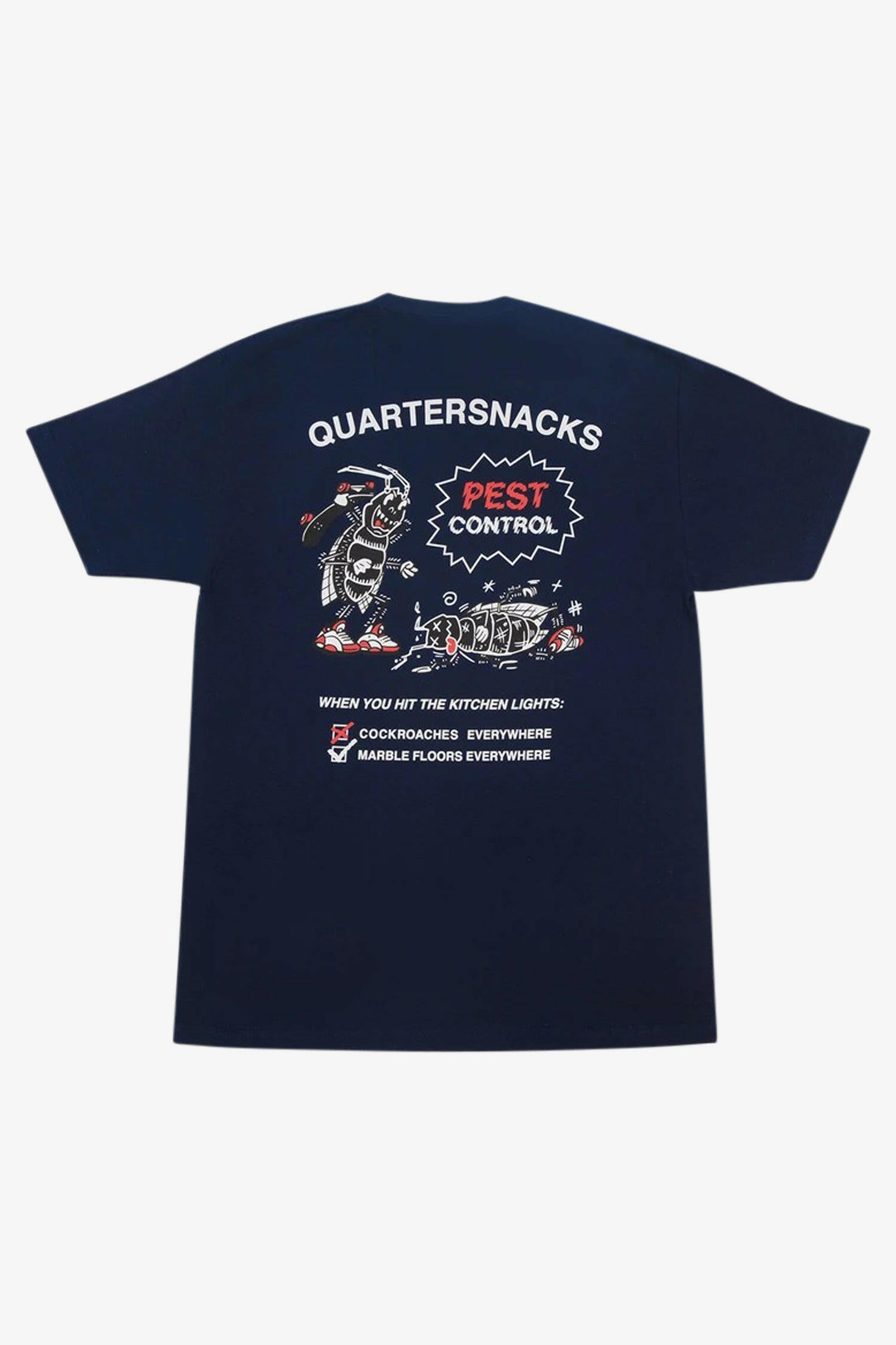 Selectshop FRAME - QUARTER SNACKS Pest Control Tee T-Shirts Dubai