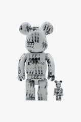 Selectshop FRAME - MEDICOM TOY Andy Warhol "Triple Elvis" Be@rbrick 400% + 100% Collectibles Dubai