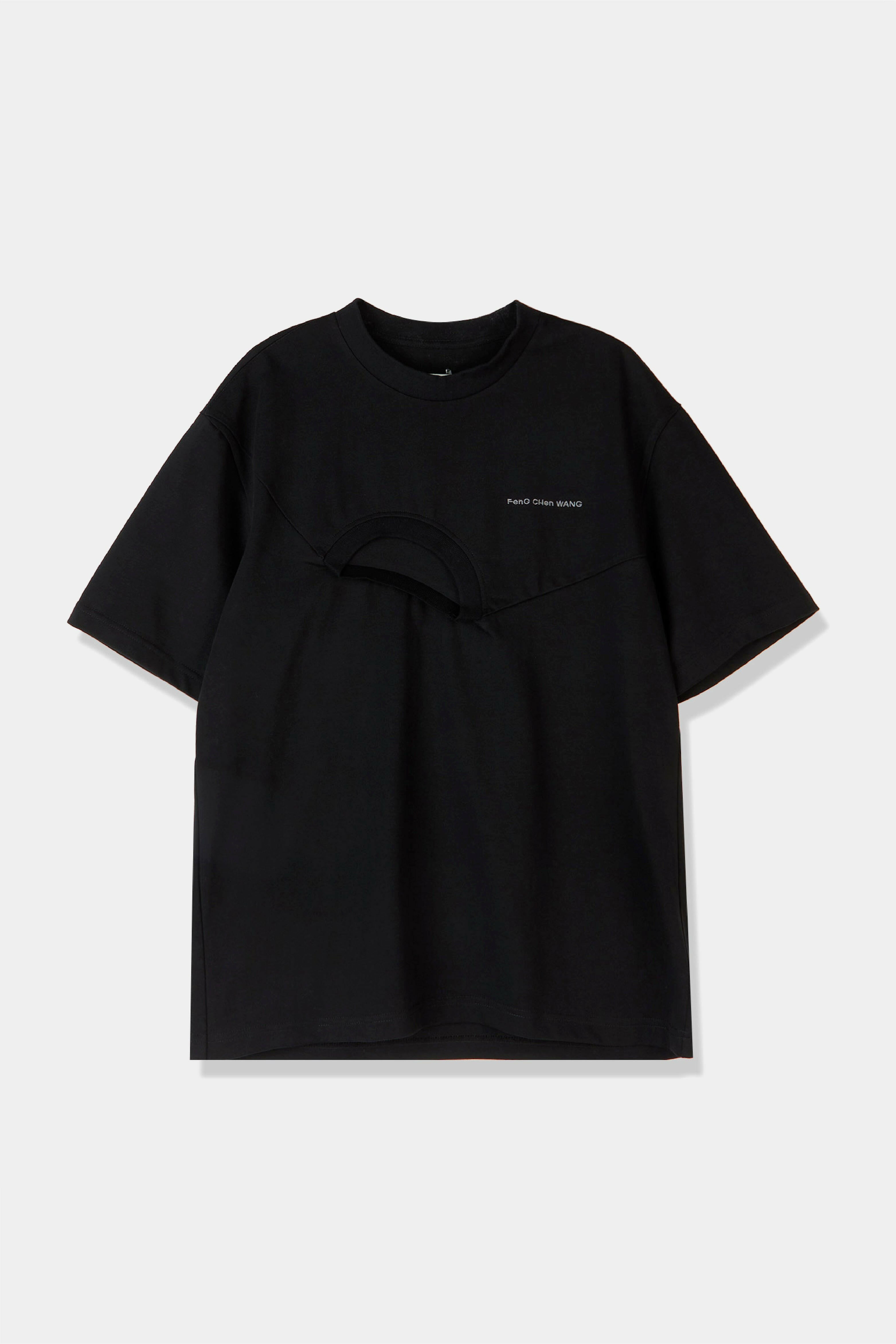 Selectshop FRAME - FENG CHEN WANG Panelled Collar Tee T-Shirts Dubai