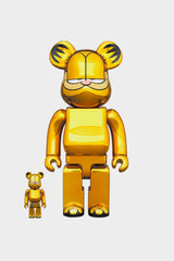 Selectshop FRAME - MEDICOM TOY Be@rbrick Garfield Gold Chrome Ver. 400%+100% Collectibles Dubai