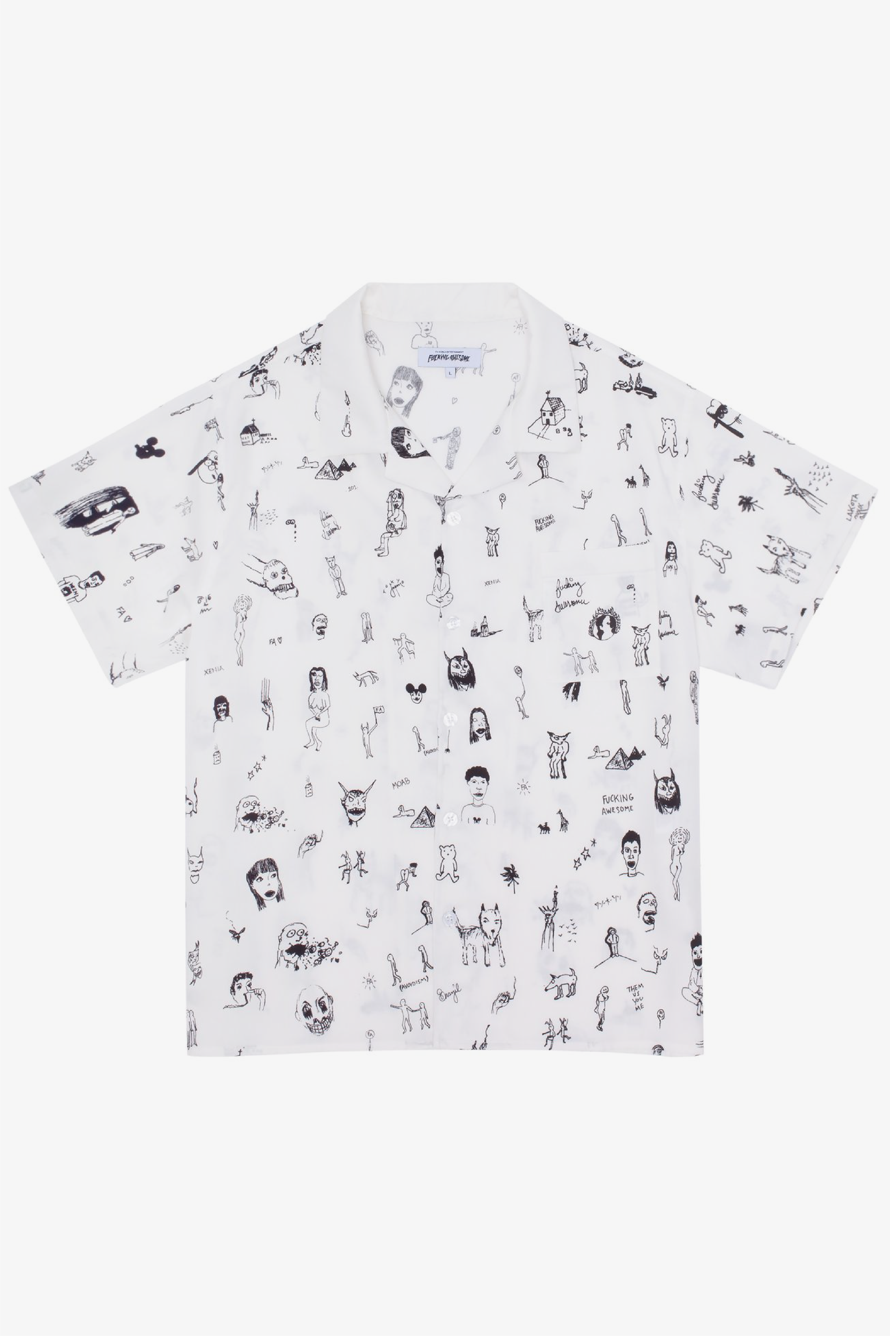 Selectshop FRAME - FUCKING AWESOME Dill Drawings Club Shirt Shirts Dubai