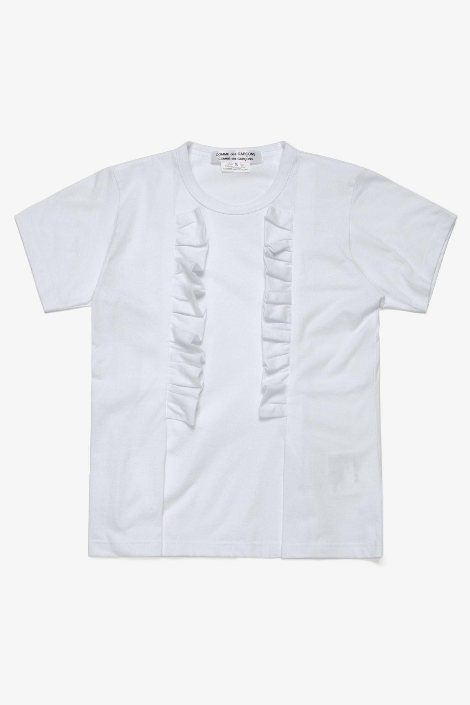 Selectshop FRAME - COMME DES GARÇONS COMME DES GARÇONS Ruffle Trim T-Shirt T-Shirt Dubai