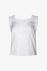 Selectshop FRAME -COMME DES GARÇONS GIRL Ruffle-Detail Back-Button Blouse Shirts Dubai