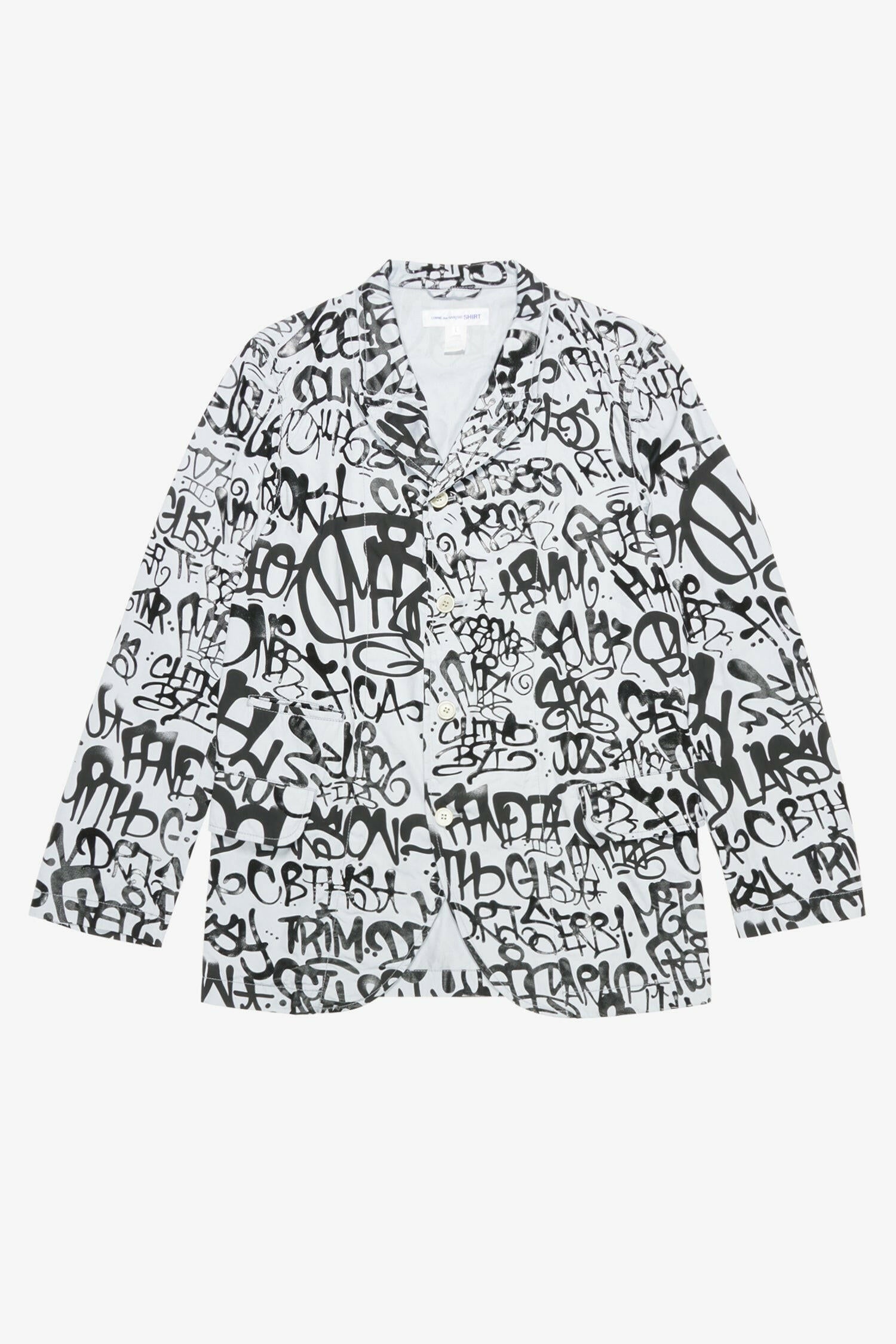 Selectshop FRAME - COMME DES GARÇONS SHIRT Graffiti Blazer Outerwear Dubai